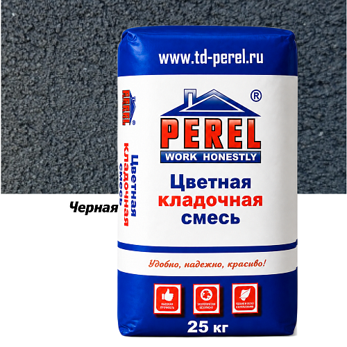 Черная кладочная смесь Perel SL 25 кг Черная кладочная смесь Perel SL 25 кг