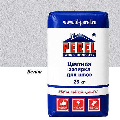 Белая затирочная смесь Perel RL 25 кг Белая затирочная смесь Perel RL 25 кг