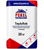 Perel TeploRob, 20 кг, легкая цементная штукатурка с перлитом Perel TeploRob, 20 кг, легкая цементная штукатурка с перлитом